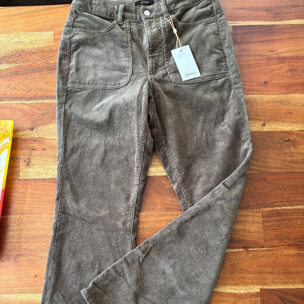Quince Organic Stretch Corduroy Flare pants - NWT - size 6